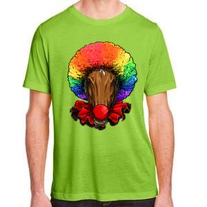 Clown Horse Carnival Circus Staff Farmer Horse Lover Cow Cool Gift Adult ChromaSoft Performance T-Shirt