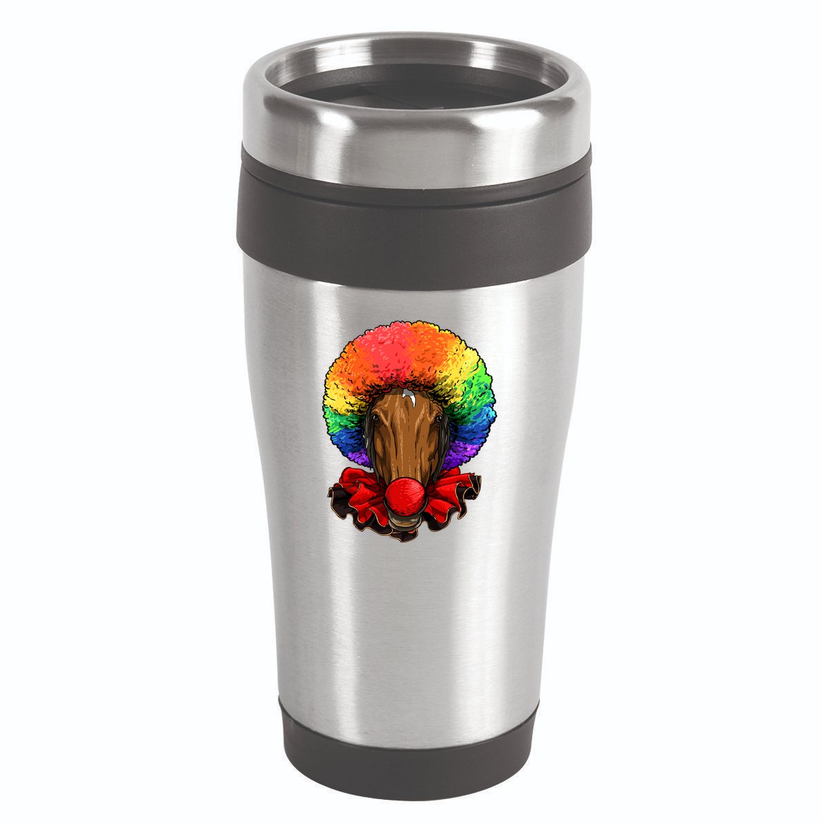 Clown Horse Carnival Circus Staff Farmer Horse Lover Cow Cool Gift 16oz Travel Tumbler