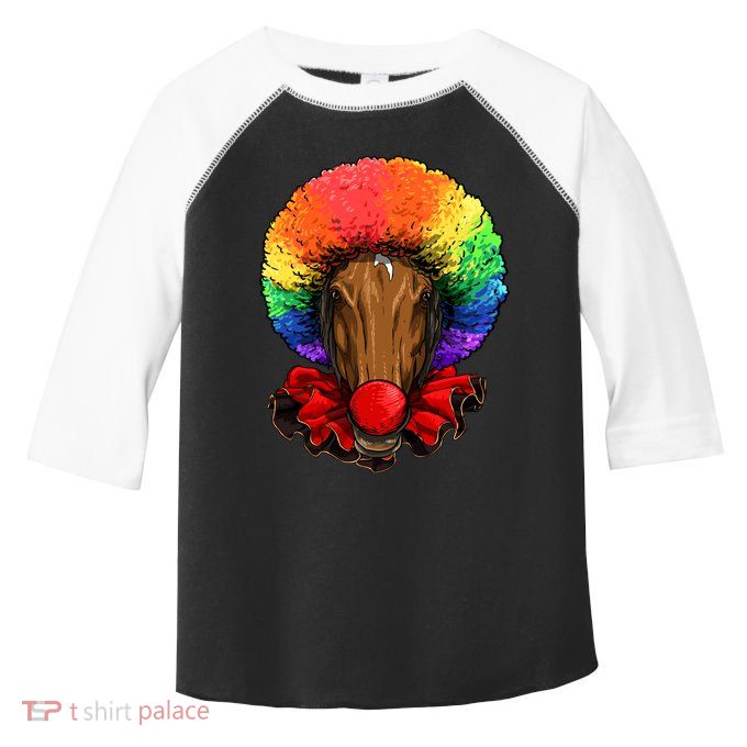 Clown Horse Carnival Circus Staff Farmer Horse Lover Cow Cool Gift Toddler Fine Jersey T-Shirt