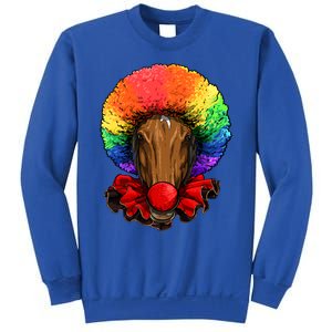 Clown Horse Carnival Circus Staff Farmer Horse Lover Cow Cool Gift Sweatshirt