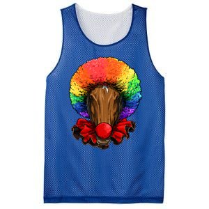 Clown Horse Carnival Circus Staff Farmer Horse Lover Cow Cool Gift Mesh Reversible Basketball Jersey Tank