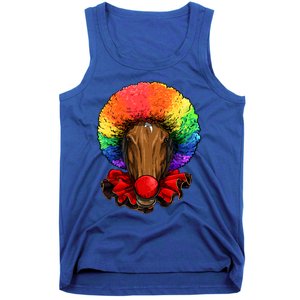 Clown Horse Carnival Circus Staff Farmer Horse Lover Cow Cool Gift Tank Top