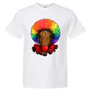 Clown Horse Carnival Circus Staff Farmer Horse Lover Cow Cool Gift Garment-Dyed Heavyweight T-Shirt