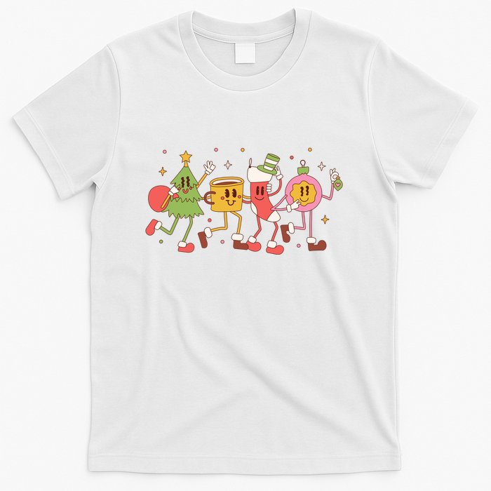 Christmas Holiday Celebration Retro T-Shirt