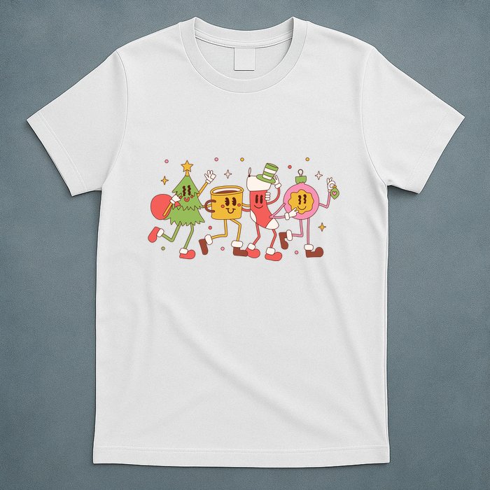 Christmas Holiday Celebration Retro T-Shirt