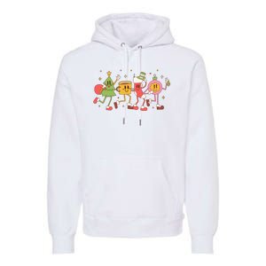 Christmas Holiday Celebration Retro Premium Hoodie