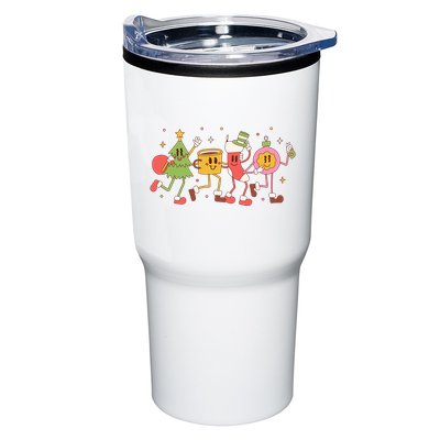 Christmas Holiday Celebration Retro Tumbler