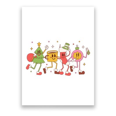 Christmas Holiday Celebration Retro Poster