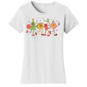 Christmas Holiday Celebration Retro Women's T-Shirt