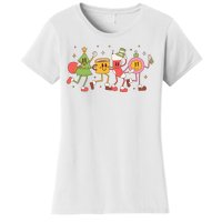 Christmas Holiday Celebration Retro Women's T-Shirt