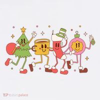Christmas Holiday Celebration Retro Kids T-Shirt
