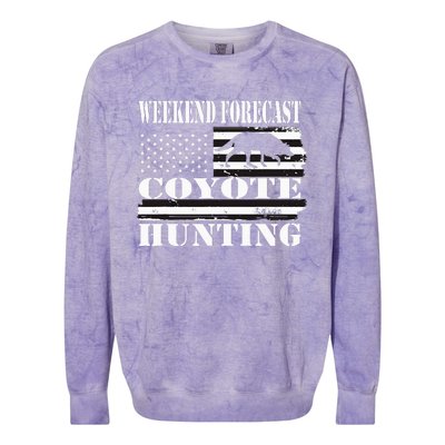 Coyote Hunting Colorblast Crewneck Sweatshirt