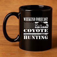 Coyote Hunting 11oz C Handle Ceramic Mug