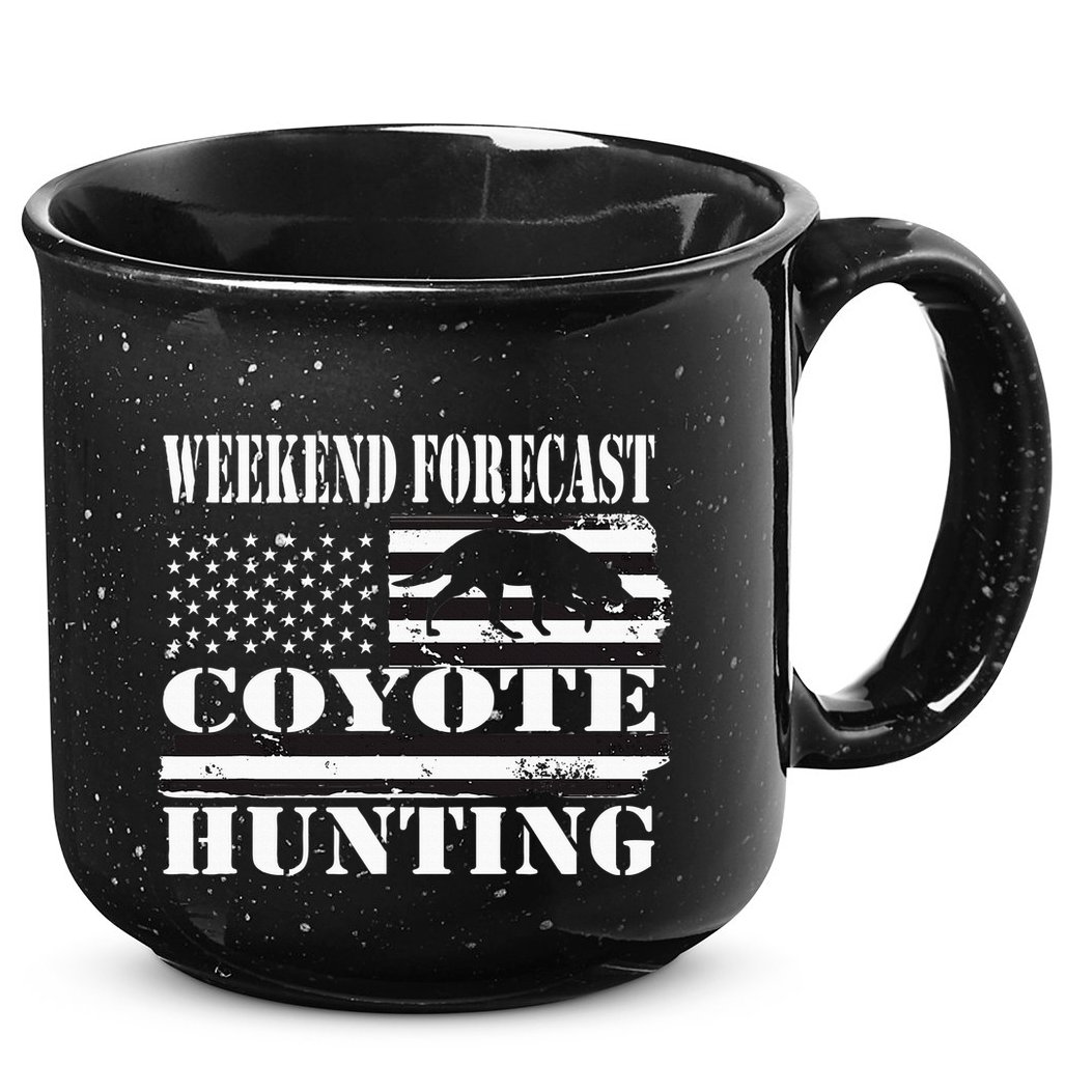 Coyote Hunting 15oz Campfire Ceramic Mug