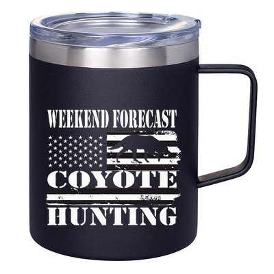 Coyote Hunting 12oz Stainless Steel Coffee Mug