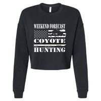Coyote Hunting Cropped Pullover Crew