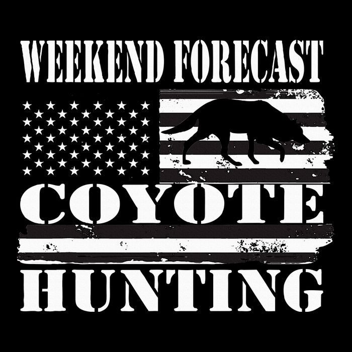 Coyote Hunting Cropped Pullover Crew