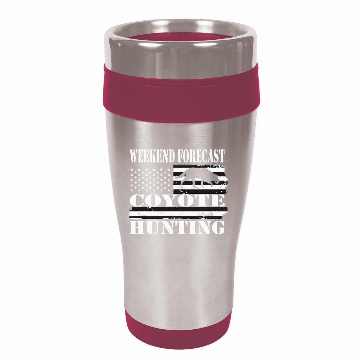 Coyote Hunting 16oz Travel Tumbler