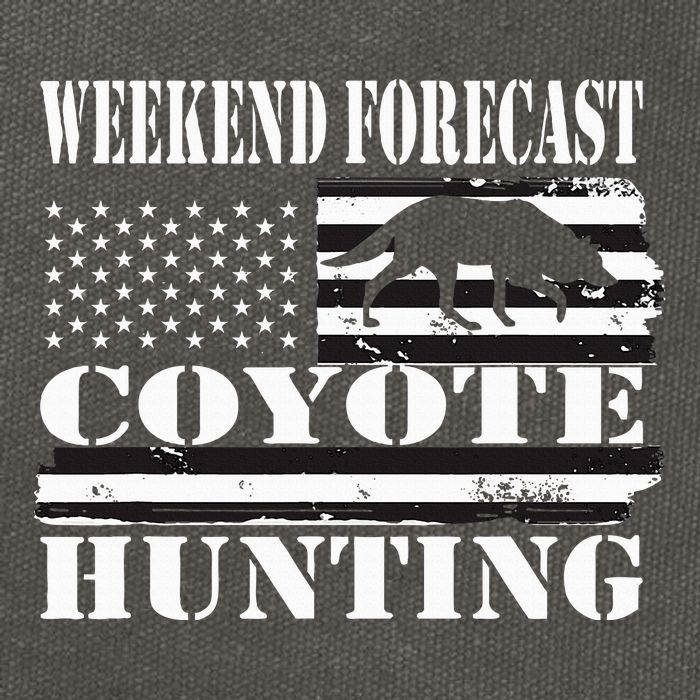 Coyote Hunting Cotton Canvas Backpack