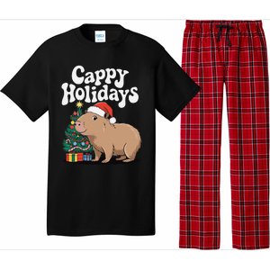 Cappy Holidays Capybara Christmas Pajama Set