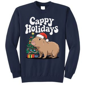 Cappy Holidays Capybara Christmas Tall Sweatshirt