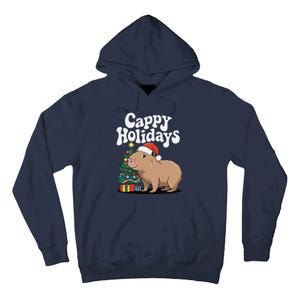 Cappy Holidays Capybara Christmas Tall Hoodie