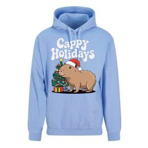 Cappy Holidays Capybara Christmas Unisex Surf Hoodie