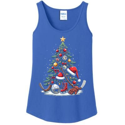 Christmas Hockey Cool Gift Ladies Essential Tank