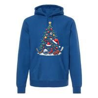 Christmas Hockey Cool Gift Premium Hoodie