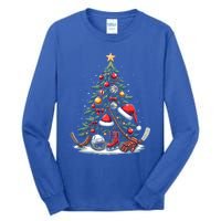 Christmas Hockey Cool Gift Tall Long Sleeve T-Shirt