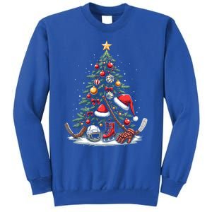 Christmas Hockey Cool Gift Tall Sweatshirt