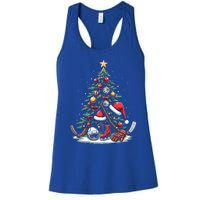 Christmas Hockey Cool Gift Women's Racerback Tank