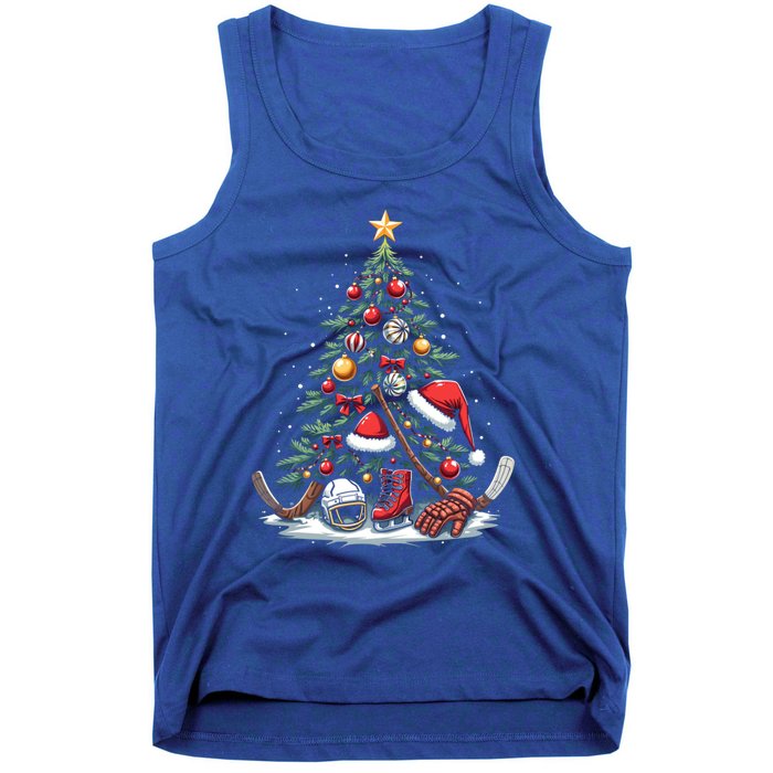 Christmas Hockey Cool Gift Tank Top