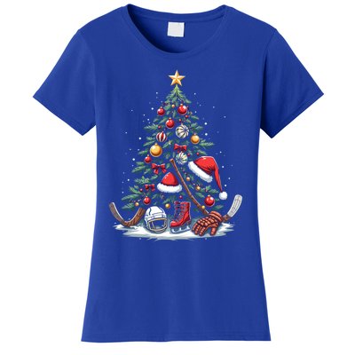 Christmas Hockey Cool Gift Women's T-Shirt