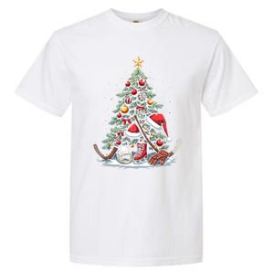 Christmas Hockey Cool Gift Garment-Dyed Heavyweight T-Shirt