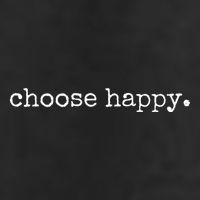 Choose Happy Cute Positivity Joy Love Inspirational Quote Gift 7 Panel Mesh Trucker Snapback Hat