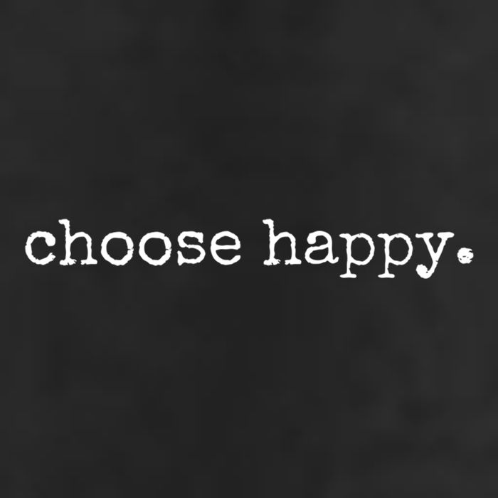 Choose Happy Cute Positivity Joy Love Inspirational Quote Gift 7 Panel Mesh Trucker Snapback Hat