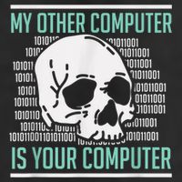 Cyber Hacker, Computer Security Expert, Cybersecurity 7 Panel Mesh Trucker Snapback Hat
