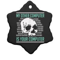 Cyber Hacker, Computer Security Expert, Cybersecurity Ceramic Star Ornament