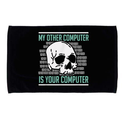 Cyber Hacker, Computer Security Expert, Cybersecurity Microfiber Hand Towel