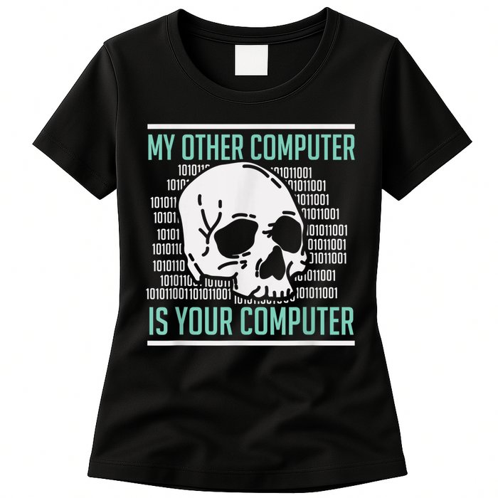 Cyber Hacker, Computer Security Expert, Cybersecurity Women's T-Shirt