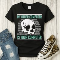 Cyber Hacker, Computer Security Expert, Cybersecurity Women's T-Shirt