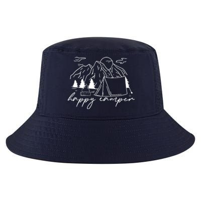 Camping Happy Camper Cool Comfort Performance Bucket Hat