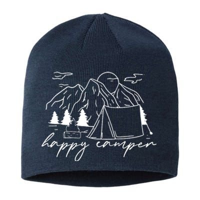 Camping Happy Camper Sustainable Beanie