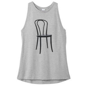 CoupleS Halloween Costume Vigilante Chair Dance Halloween Ladies PosiCharge Tri-Blend Wicking Tank