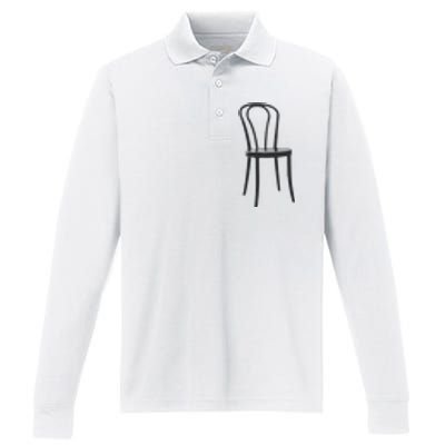 CoupleS Halloween Costume Vigilante Chair Dance Halloween Performance Long Sleeve Polo