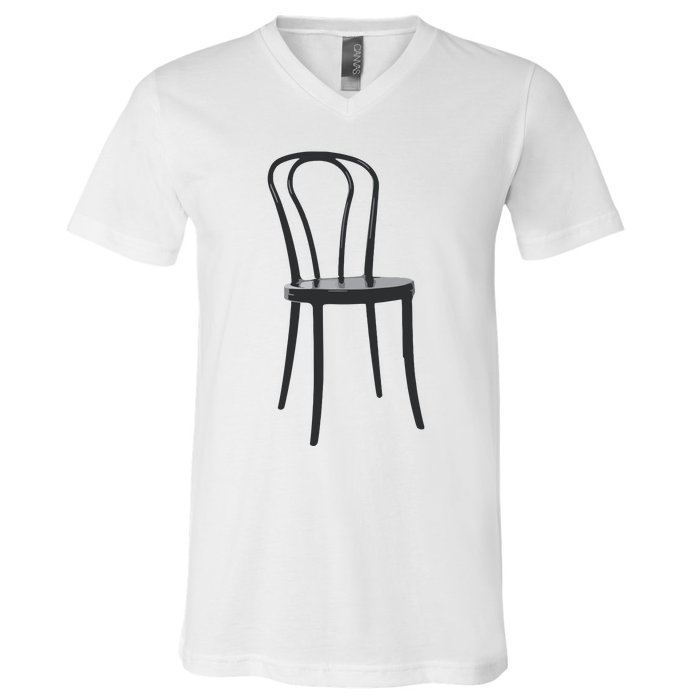 CoupleS Halloween Costume Vigilante Chair Dance Halloween V-Neck T-Shirt