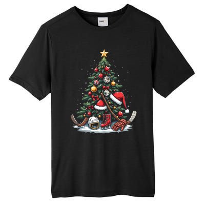 Christmas Hockey Cool Gift Tall Fusion ChromaSoft Performance T-Shirt