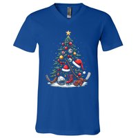 Christmas Hockey Cool Gift V-Neck T-Shirt