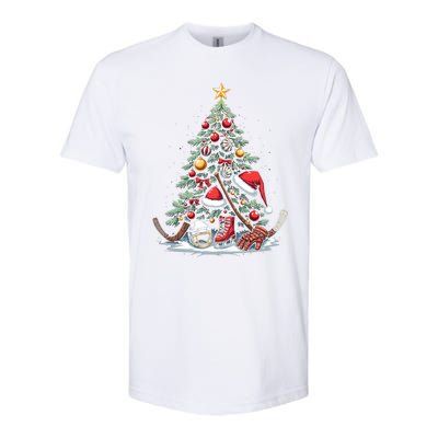 Christmas Hockey Cool Gift Softstyle CVC T-Shirt